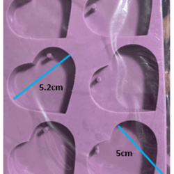 392 corazon x6 1cm espesor