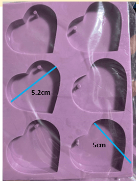 392 corazon x6 1cm espesor