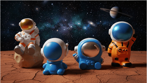 molde astronauta varios