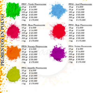 Pigmentos Fluorescentes