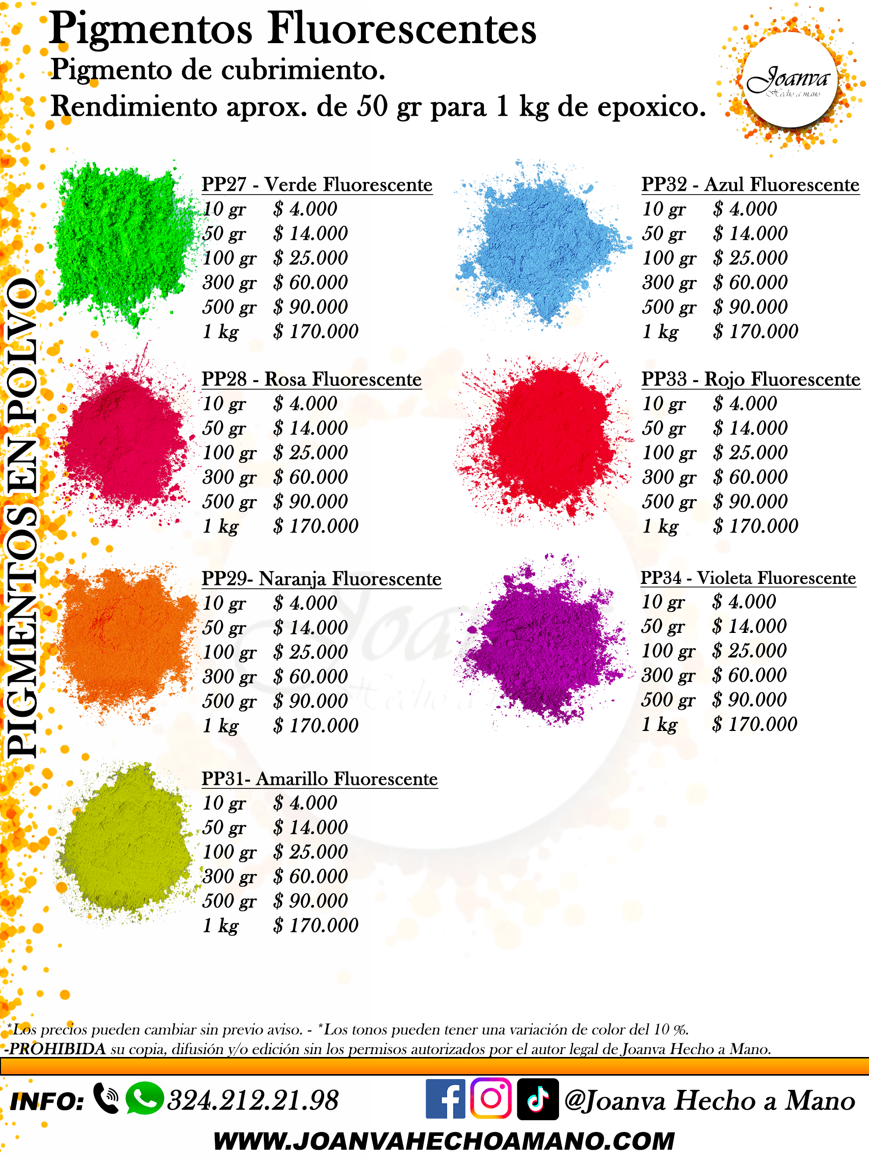 Pigmentos Fluorescentes