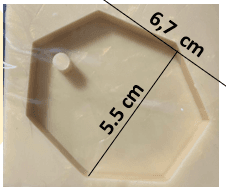 molde tablet wax rombo ref. 00346