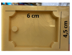 molde para tablet wax cuadro ref. 00346