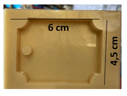 molde para tablet wax cuadro ref. 00346