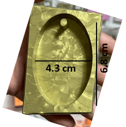 molde para tablet wax ovalo ref. 00346