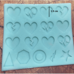 molde corazones varios ref. 0069