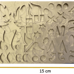molde aretes y o pendientes x20 ref. 0198