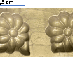 molde flor con hoja ref. 0202