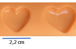 molde corazon x2 ref. 0208