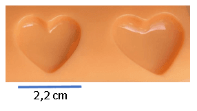 molde corazon x2 ref. 0208
