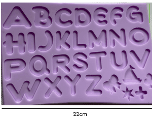 molde abecedario ref. 324