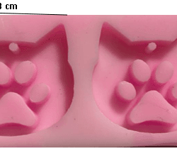 molde gatos con huella x2 ref. 327