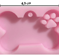 molde hueso con huella med ref. 328
