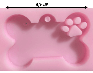 molde hueso con huella med ref. 328