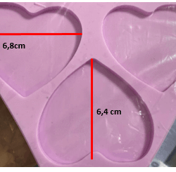 molde corazon x3 ref. 349