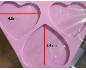 molde corazon x3 ref. 349
