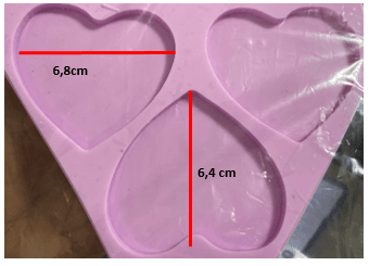 molde corazon x3 ref. 349
