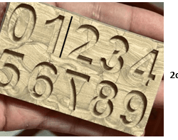 molde abecedario cursivo ref. 360