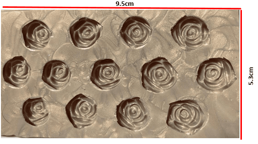 molde mini rosas x13 ref. 375