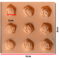 molde mini rosas x13 ref. 375
