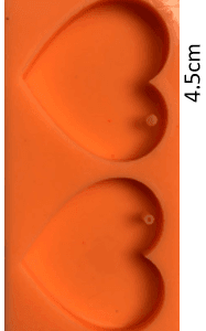 molde corazones x2 ref. 0014