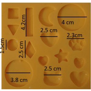 molde figuras varias x15 ref. 0036