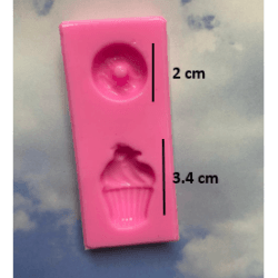 molde dona y cupcake ref. 0047
