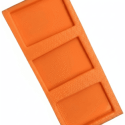 molde placa rectangular ref. 0055