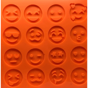 molde caritas emojis feliz x16 ref. 0095