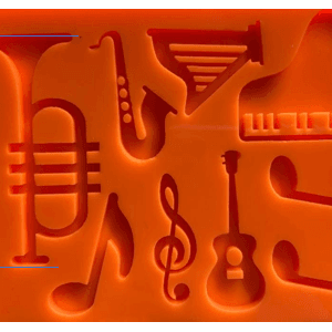 molde el mundo de la musica ref. 0122