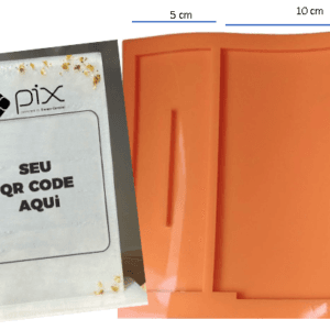 molde placa para qr o logo ref. 0133