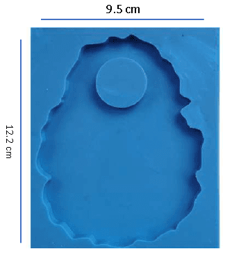 molde exhibidor de uñas tipo geoda ref. 0151
