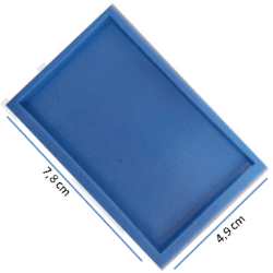 molde placa rectangulo ref. 0152