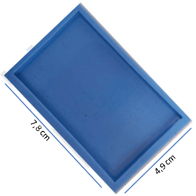 molde placa rectangulo ref. 0152