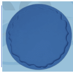 molde bandeja circular tipo geoda ref. 0160