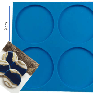 molde porta vasos circular x4 ref. 0179