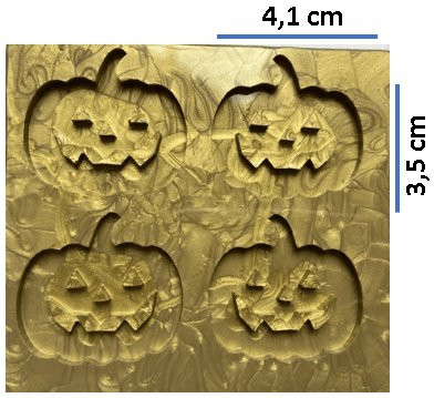 molde calabaza x4 ref. 0229