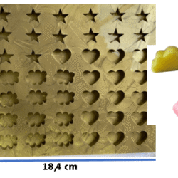 molde corazon estrellas nube x49 ref. 0241
