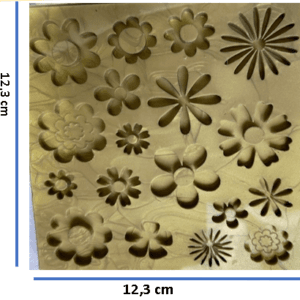 molde flores varias x16 ref. 0243