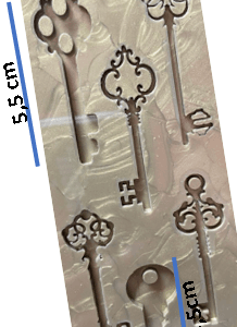 molde llaves x6 ref. 265