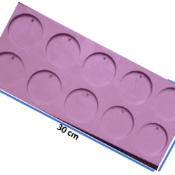 molde placa circular x10 ref. 0272