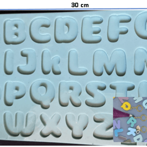 molde abecedario circular derecho ref. 284