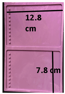 molde pasta de cuaderno libreta ref. 288