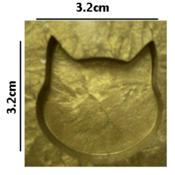molde placa gato x1 gde ref. 298