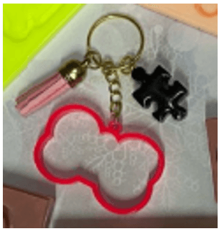 molde llavero hueso ref. 302