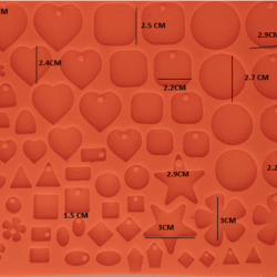 molde varios aretes y topos ref. 430