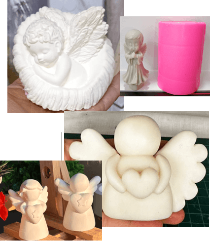molde de angeles varios