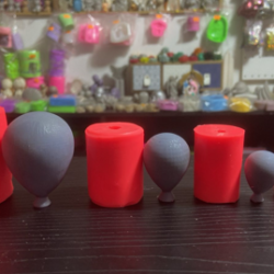 molde globos pequeños