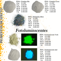Pigmentos de Efecto