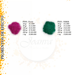 Pigmentos Glitter 2